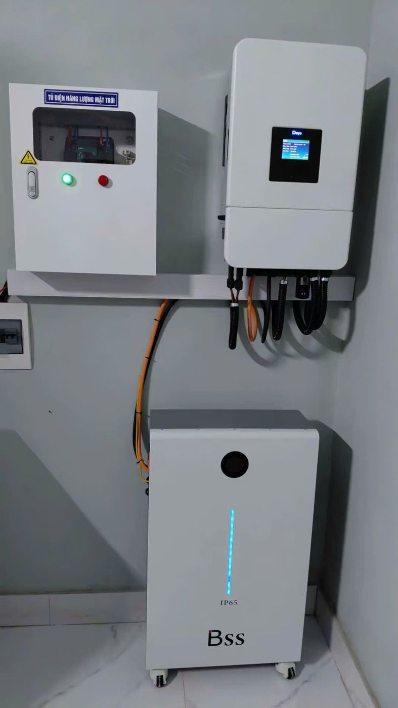 Hệ điện mặt trời lưu trữ pin